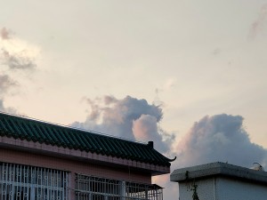画室天台风景 
