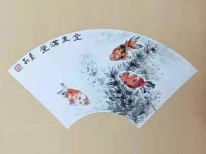 国画老师作品-金玉满堂 